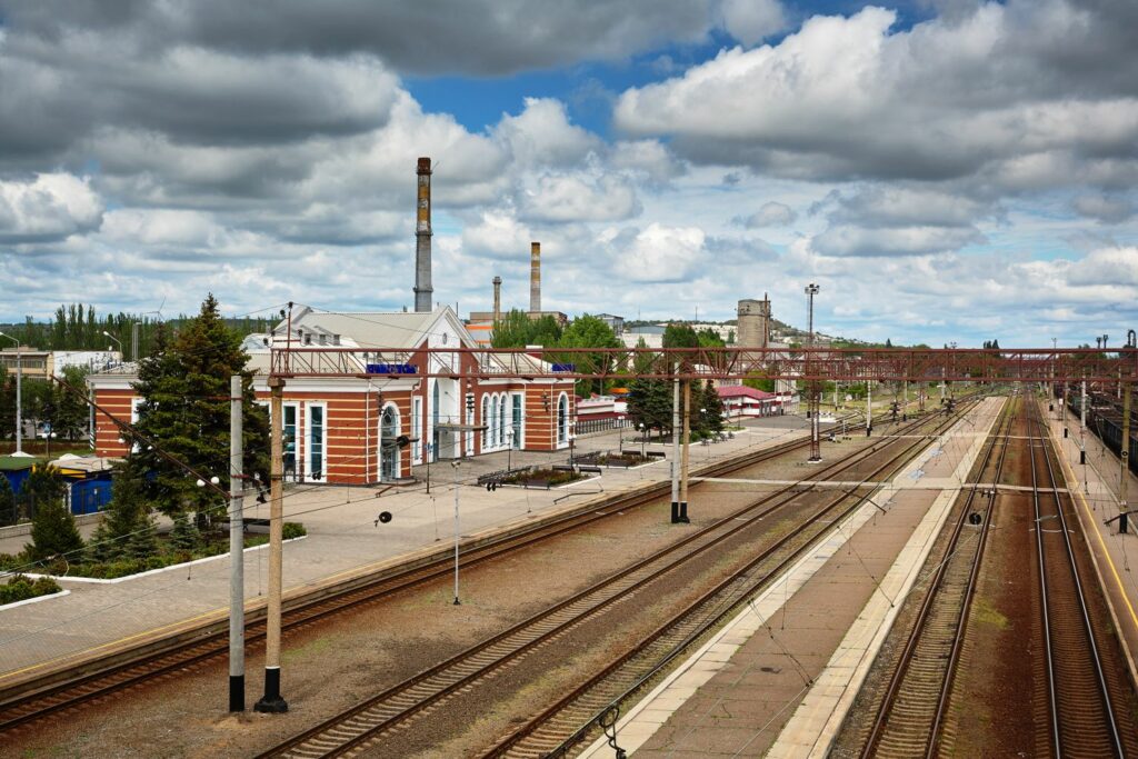 La gare de Kramatorsk