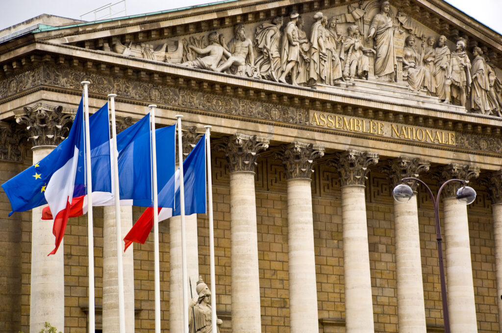 L'Assemblée nationale, Paris, France.