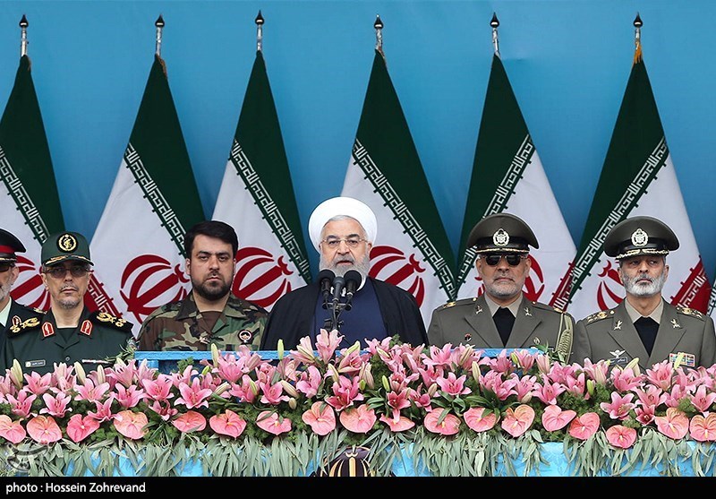 Président de la la République islamique d'Iran avec État major