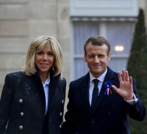 Brigitte et Emmanuel Macron à L'Élysée ©Wikimedia Commons
