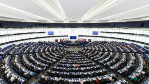 Hémicycle du Parlement européen à Strasbourg ©Wikimedia Commons