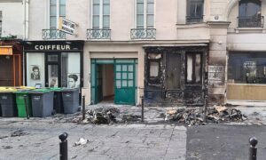 Immeuble incendié rue Saint-Marc à Paris le 23 mars 2023 ©Wikimedia Commons