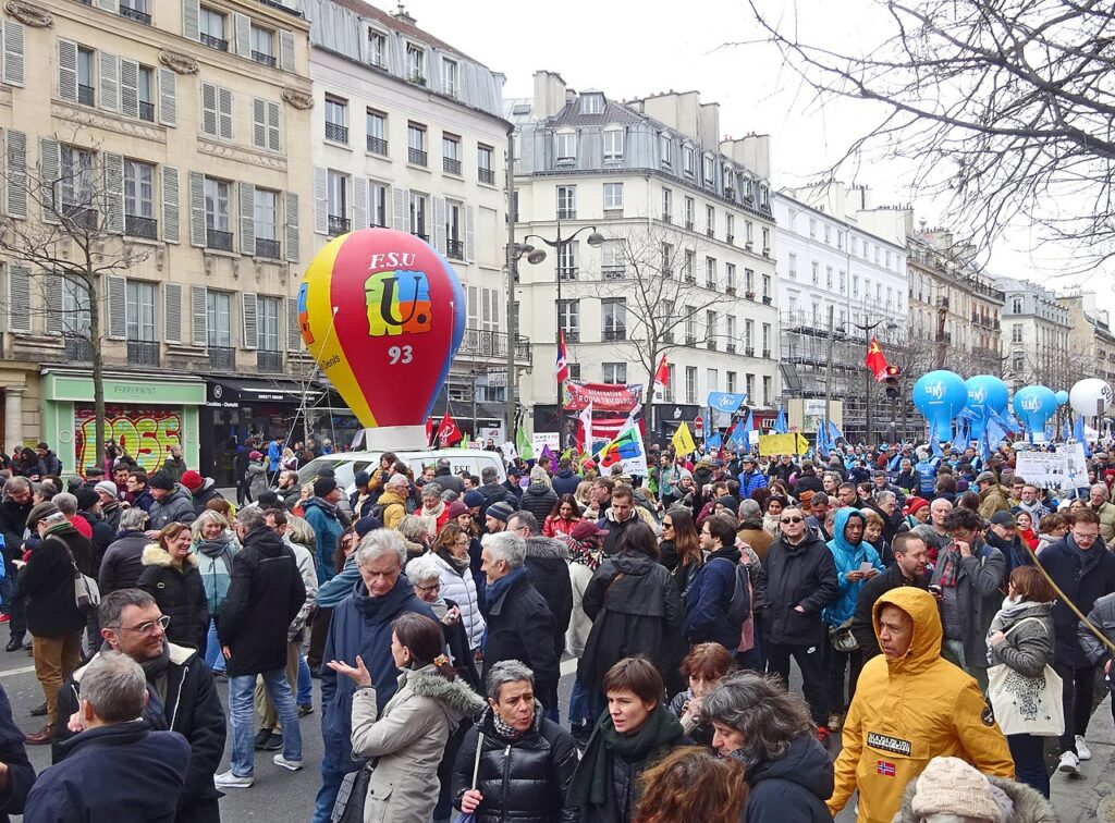 Manifestation du 11 mars 2023 à Paris ©Wikimedia Commons