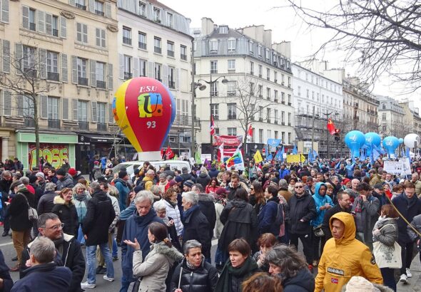 Manifestation du 11 mars 2023 à Paris ©Wikimedia Commons