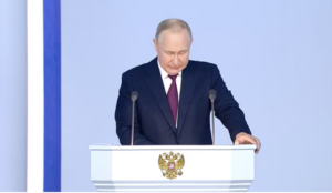 Vladimir Poutine, le 21 février 2023 ©Wikimedia Commons