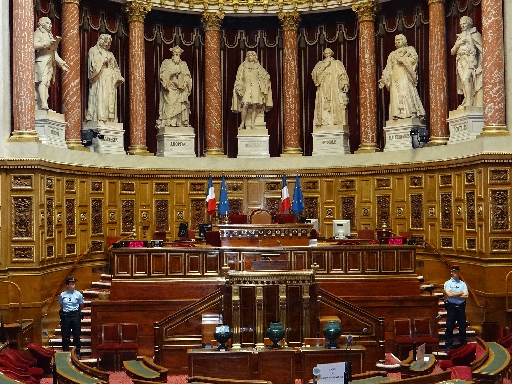 Hémicycle du Sénat, Paris ©Wikimedia Commons