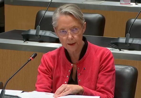 Élisabeth Borne en commission parlementaire ©Capture d'écran / LCP