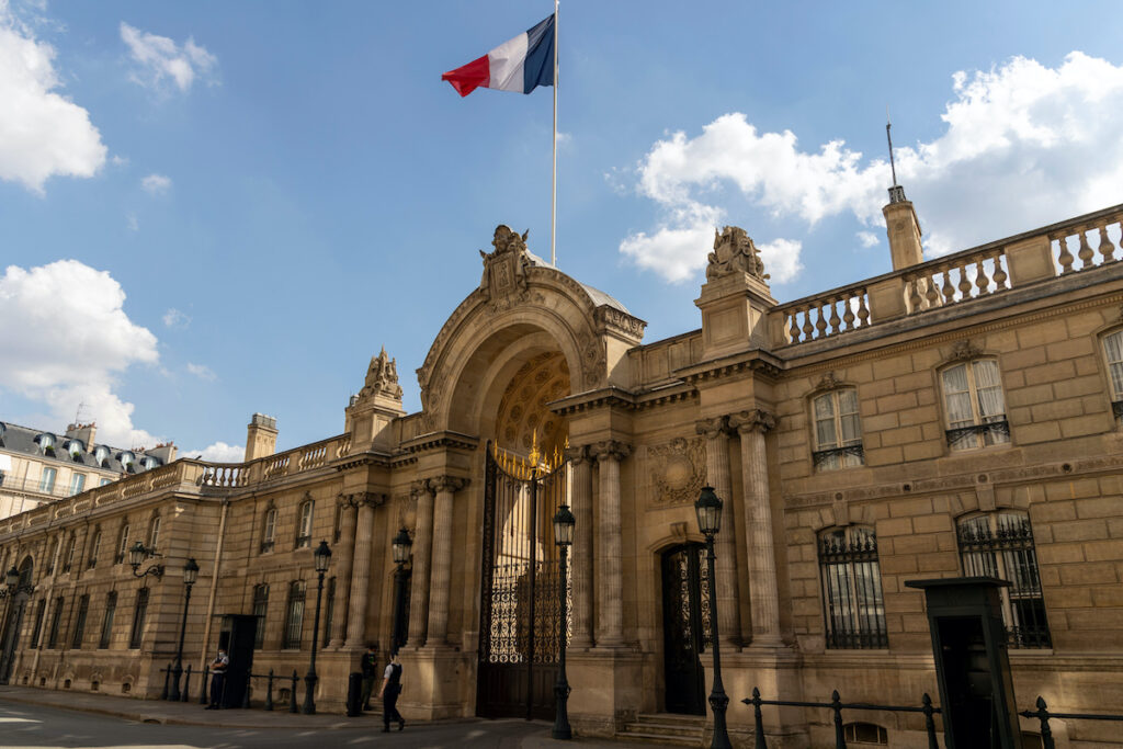 Doigt envoyé à l'Élysée