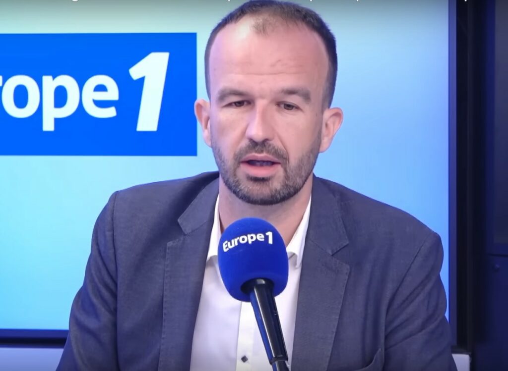 Eric Bompard justifiant la présence de LFI avec la famille Traoré © Capture d'écran Europe 1