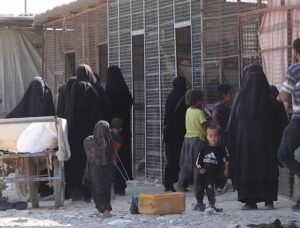 Femmes et enfants au camp Roj dans le nord de la Syrie ©Capture d'écran VOA
