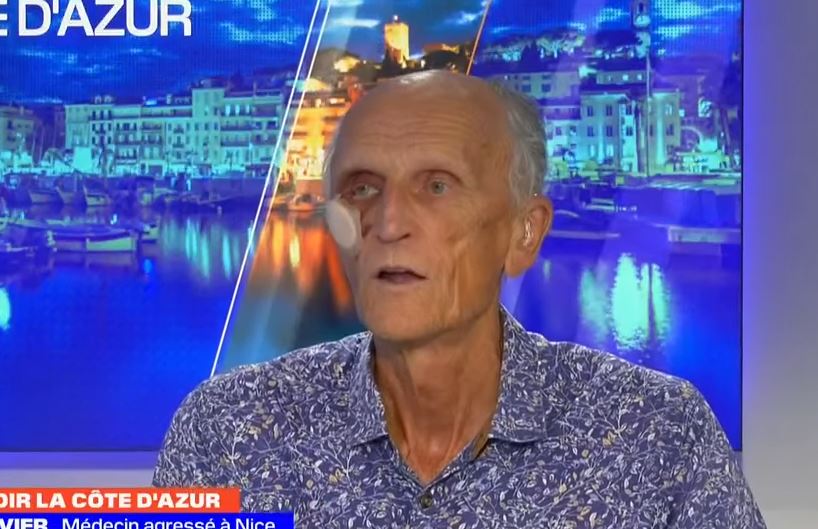 Le docteur Olliver, 80 ans, sur le plateau de BFM Nice Cote d'Azur ©Capture d’écran BFM