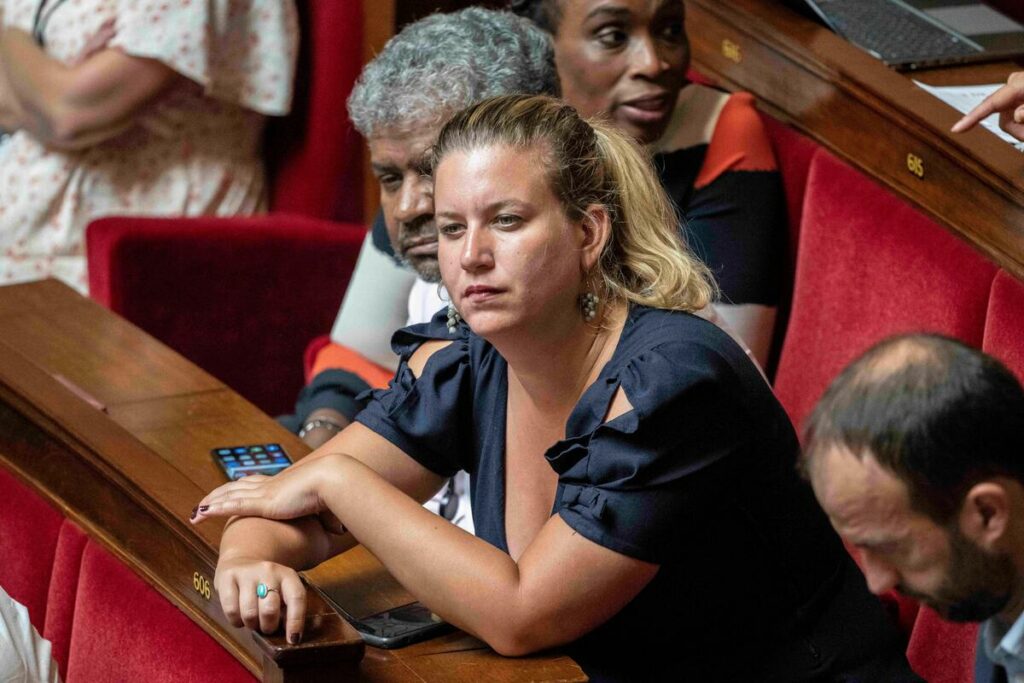 Mathilde Panot, présidente du groupe LFI à l'Assemblée ©Alamy
