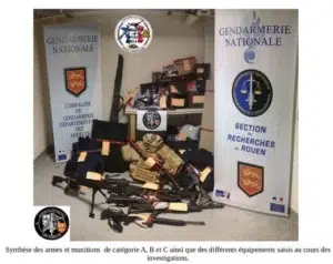 Asrenal retrouvé chez un fiché S ©Facebook Gendarmerie de l'Eure
