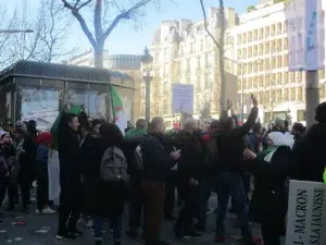 Manifestation d'Algériens à Paris, 16 mars 2019 ©Wikimedia