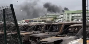 Une situation «insurrectionnelle» selon le représentant de l’État à Nouméa ©Capture d'écran Euronews