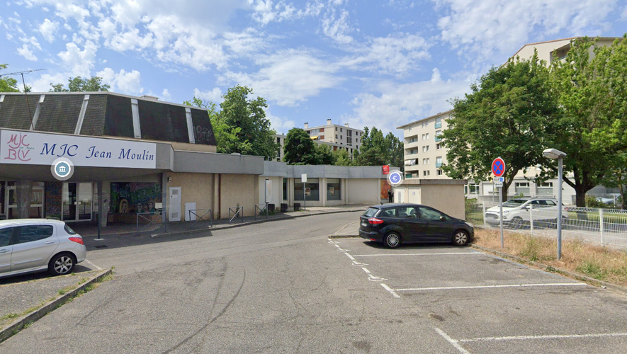 Le parking de la MJC, lieu de l'agression