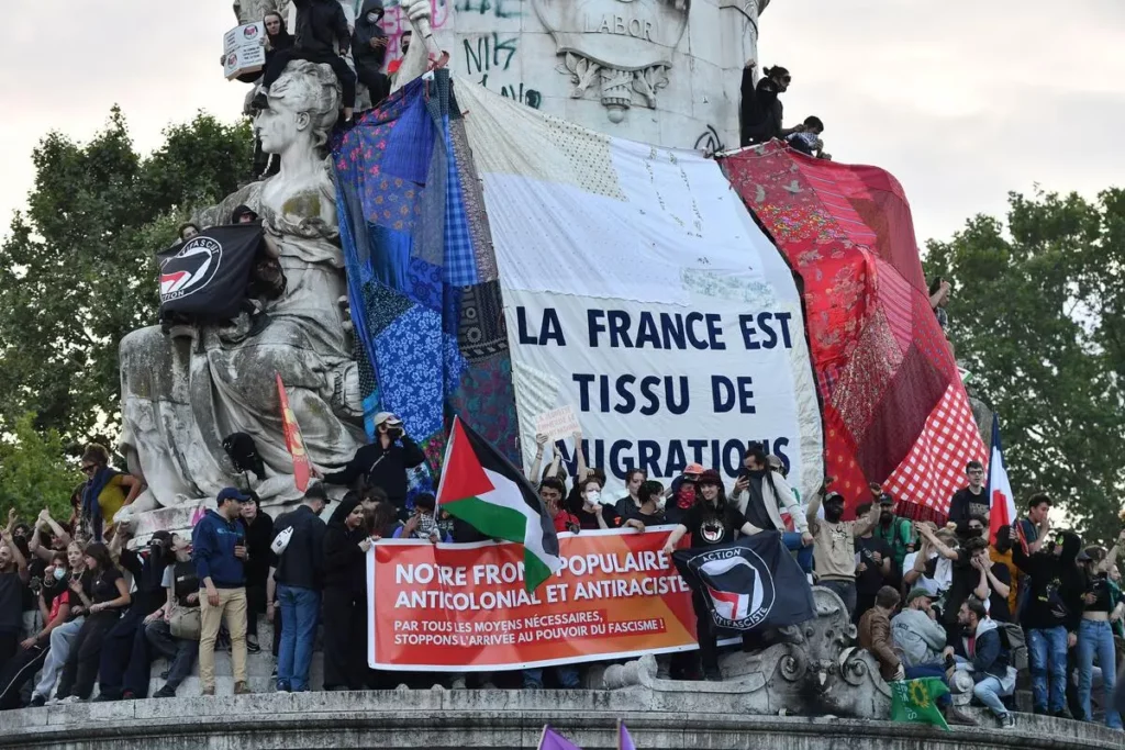 Manifestation pour le NFP, Place de la République, Paris ©Alamy