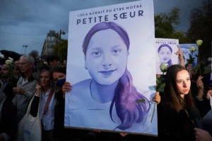 Marche blanche en l'honneur de la petite Lola, octobre 2022 ©Alamy