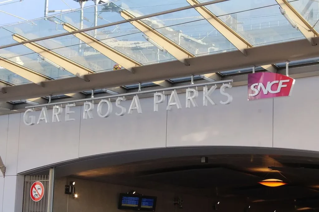 Gare RER de Rosa Parks @Wikimedia