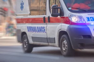 Ambulance en intervention