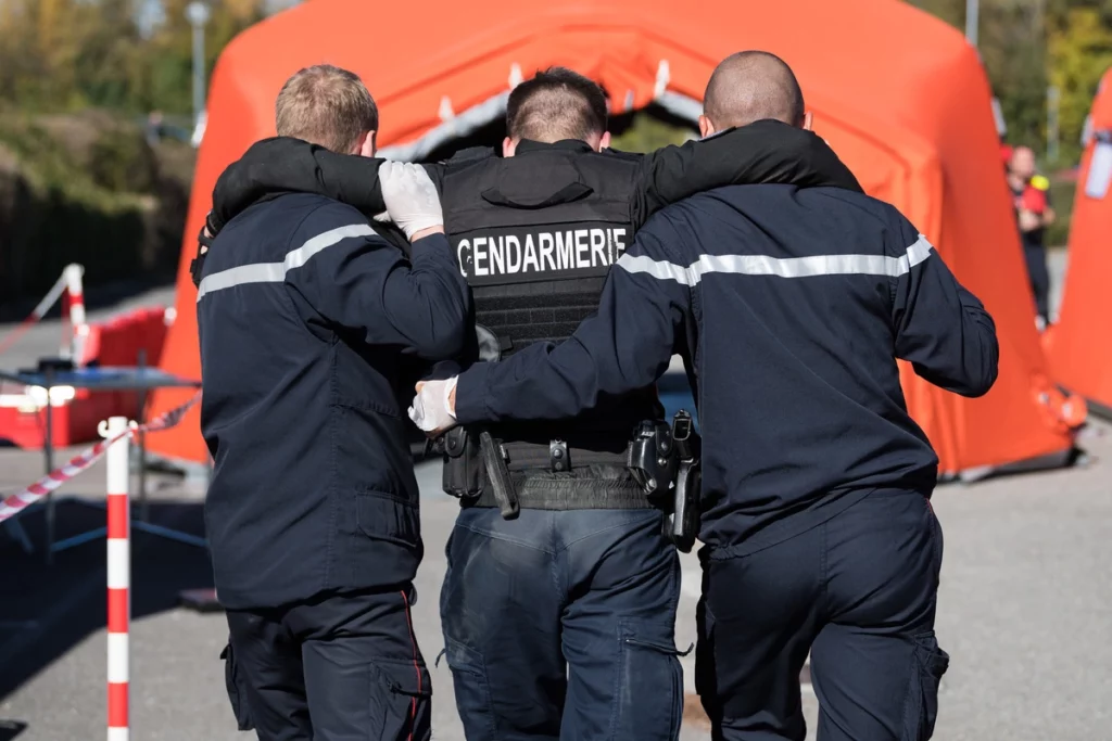 policier blessé