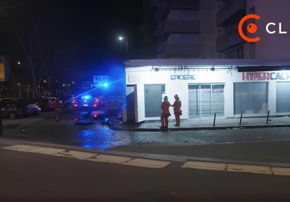Incendie criminel à l'Hypercacher ©Capture d'écran CLPress