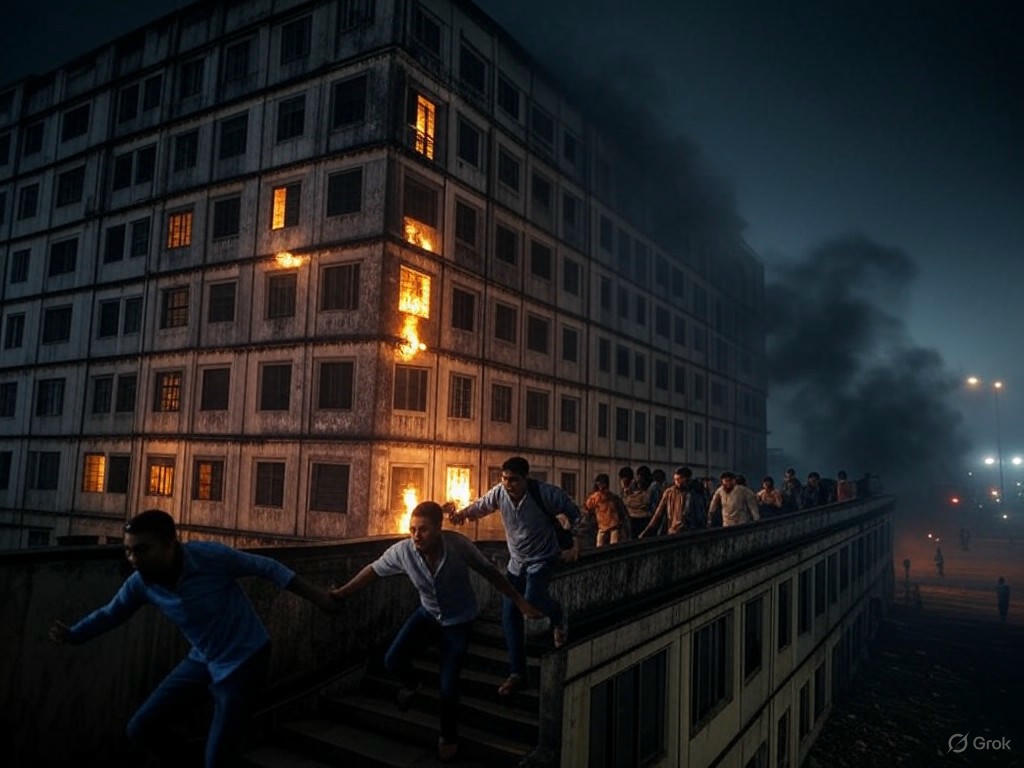 Incendie Hotel Calcutta