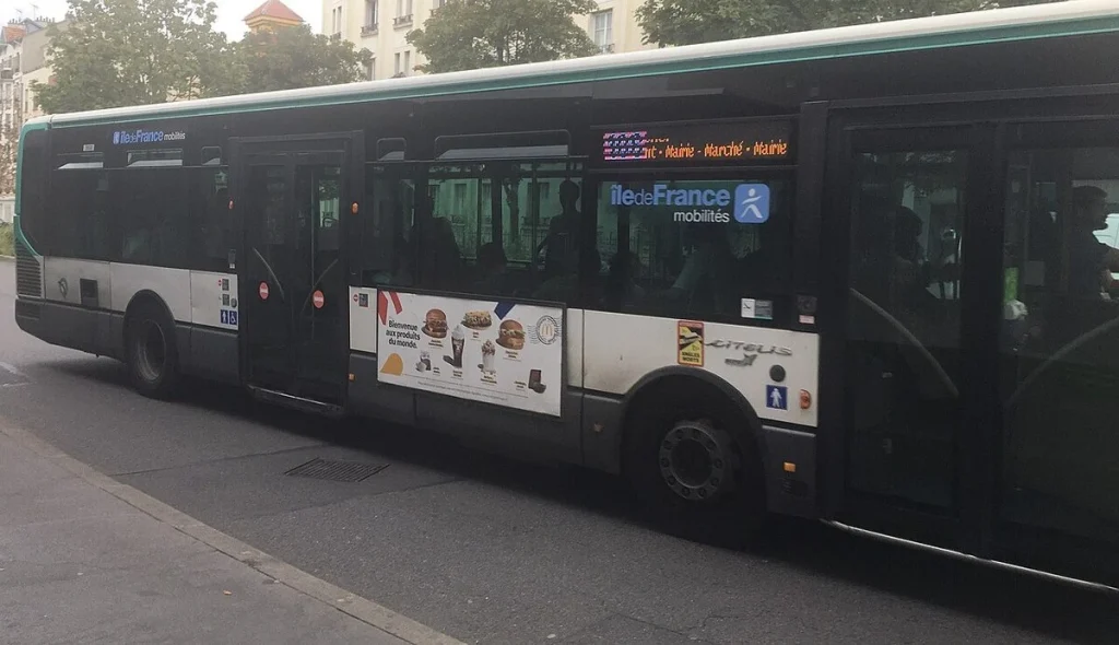 Bus RATP Ligne 108 ©Wikimedia