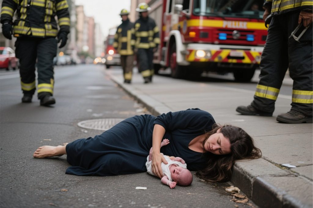 femme et bébé
