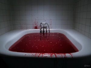 Crime Baignoire Sang