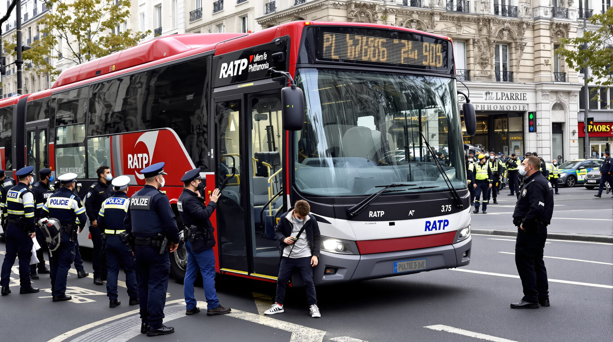 Un collégien de 12 ans grièvement blessé par un bus RATP à Paris ...