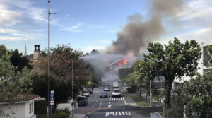 Incendie Montpellier Secours
