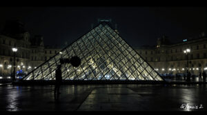 Louvre Heist Scene