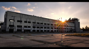 Usine Abandonn&eacute;e Cr&eacute;puscule