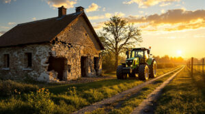 Tracteur D&eacute;g&acirc;ts Rural
