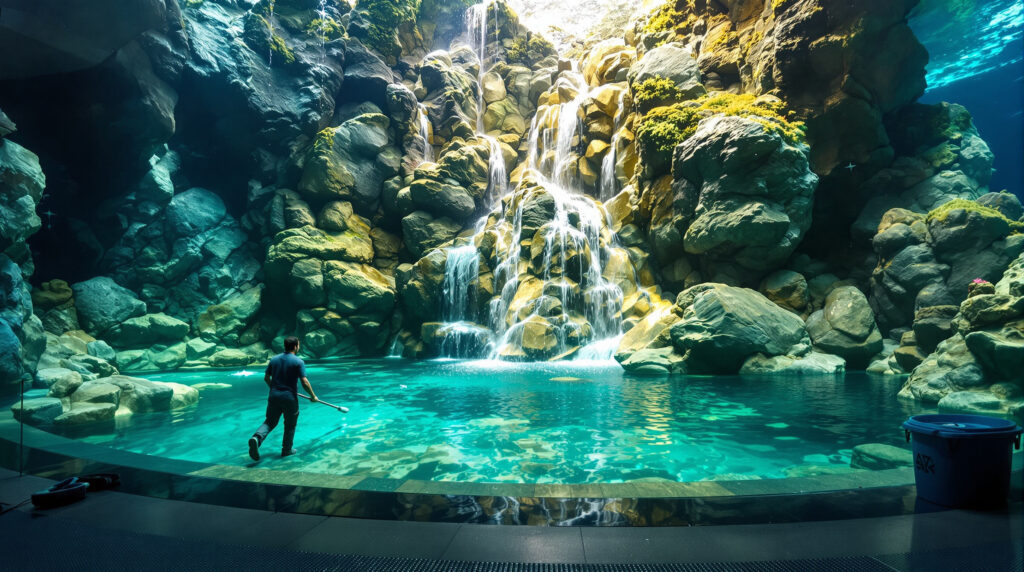 Accident entretien aquarium