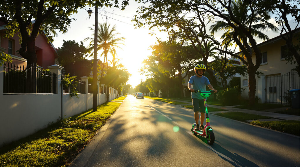 Enfant Trottinette Courage