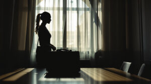 silhouette_femme_sac_mains_reunion_professionnelle