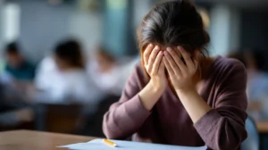 Coll&eacute;gienne a peur