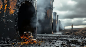 Conteneur en cendres, drame agricole