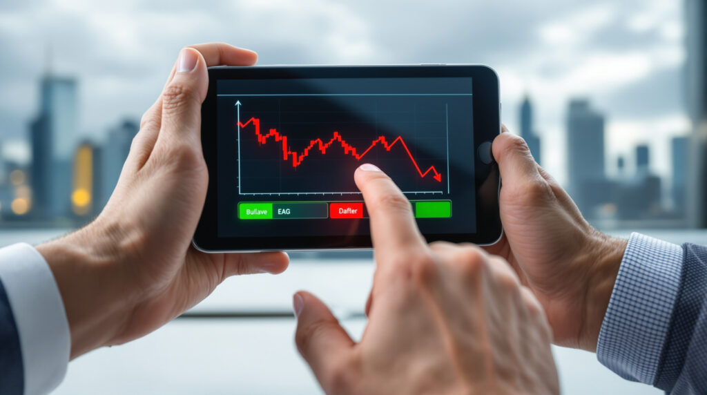 Décision boursière face aux tensions