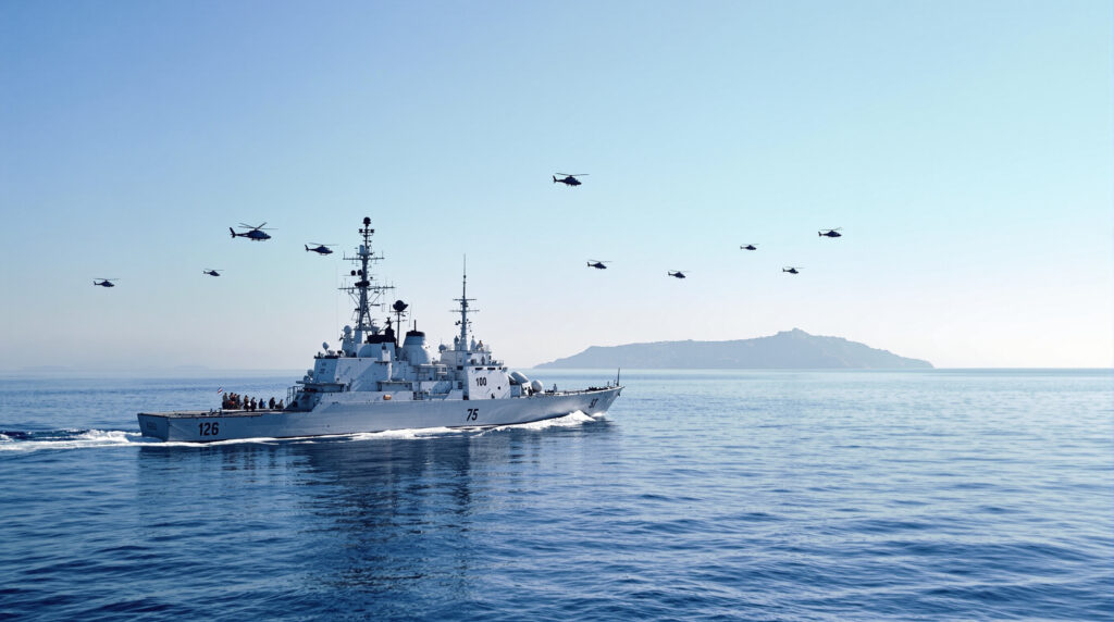 navire-guerre-méditerranée