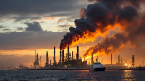 Port en flammes sous tensions r&eacute;gionales