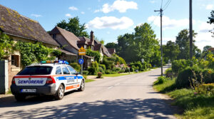 voiture-gendarmerie-village