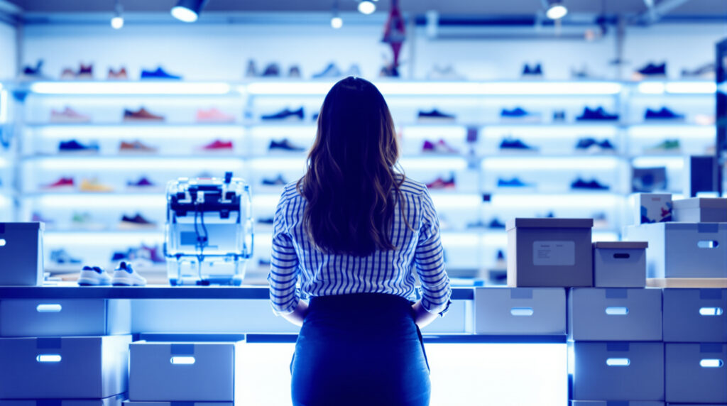 magasin-chaussures-vendeuse-lumineux