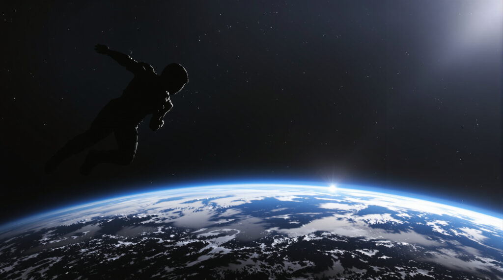 astronaut-silhouette-space