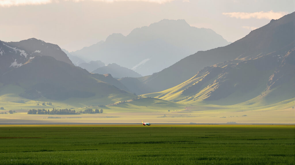 deltaplane-plaine-montagnes-matin