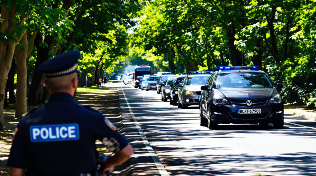 intervention_police_mariage_route