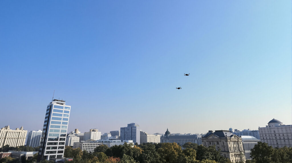 Kiev_drones_ciel_clair