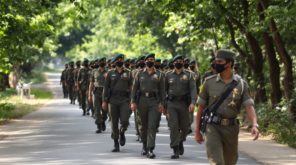 militaires_marchant_dans_nature